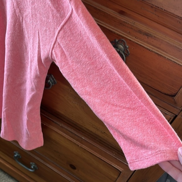 T by Talbots Women’s Coral Top With Three Quarter Sleeves Size Large NWOT - Picture 2 of 6